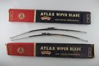 18-b Atlas Vintage Nos Wiper Blade Contour Chrome Arms Curved Windshields