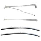 33-281981-1 Eckler S Camaro Windshield Wiper Arms Blades Brushed Finish Hidden Wipers 1970-1981