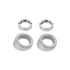 44-38215-1 Scott Drake Ford Mustang Windshield Wiper Pivot Bezel Nut Set