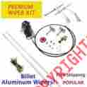 582398 Autoloc Power Accessories Windshield Wiper Kit W Billet Arms 1949 Chrysler 1951 Chevrolet 1955 Mercury