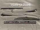 8a-17526 8a-17527 Ford Shoebox Stainless Wiper Arm And Blade Set