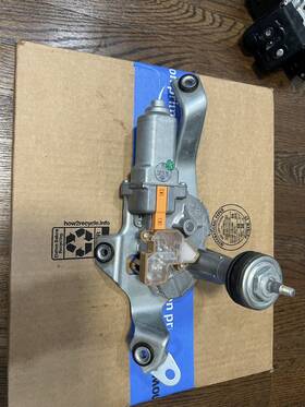 43-2123 Acura 2014-2020 Mdx Rear Tailgate Windshield Glass Back Window Rain Wiper Motor