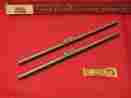 Apt-17528 Ford Fomoco Nos 1932-48 Wiper Blades 10 Excellent Condition With Convertors