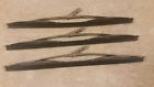 C1ab-17528-b Ford Nos Oem Anco Chrome Wiper Blades With Turtleback Refills