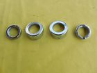 C5zz-17514 Shelby Mustang Chrome Wiper Shaft Bezels And Nuts