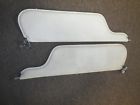 C9zz-6304105-a Ford Mustang Fastback Sun Visors Pair White Used Original