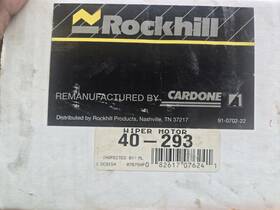 40-293 Cardone 081641076241 Windsheild Wiper Motor By Rockhill Remanufactured 40-293 Cardone 081641076241 Windsheild Wiper Motor By Rockhill Remanufactured