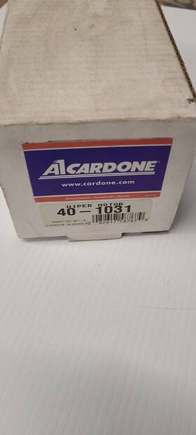 40-1031 Cardone Remanufactured Wiper Motor #40-1031 Saturn Sw Wagon Rear