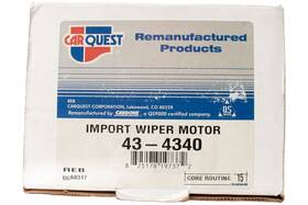 43-4340 Carquest Remanufactured Front Wiper Motor Fits 2003-05 Nissan 350z Model 43-4340 Carquest Remanufactured Front Wiper Motor Fits 2003-05 Nissan 350z Model
