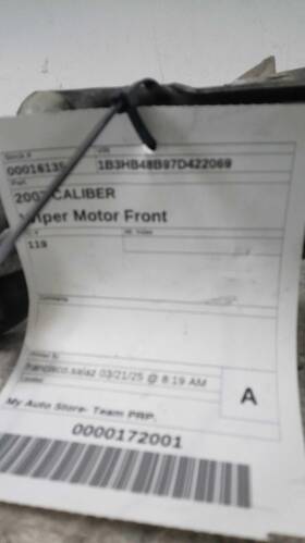 05303780af Dodge Used Windshield Wiper Motor Fits 2007 Caliber Grade A 05303780af Dodge Used Windshield Wiper Motor Fits 2007 Caliber Grade A