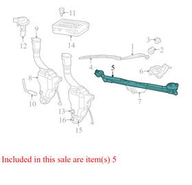 5139092aa Dodge 2005-2008 Charger Windshield Wiper Linkage Used Oem
