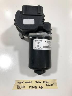 Bc34-17508-ab Ford 2011 - 2016 Pickup F250 F350 Super Duty Wiper Arm Motor Windshield Front