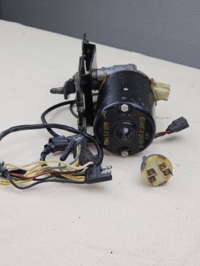 C3ab-17a553-a1 Ford 63 Galaxie Falcon Ranchero Single Speed Wiper Motor Wires And Switch Oem