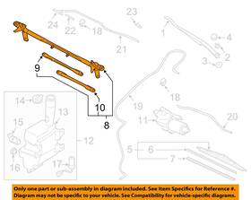 Gp7a67360 Mazda Used Windshield Wiper Linkage Fits 2006 6 Exc. Speed6 Without Cold Climate Pa Gp7a67360 Mazda Used Windshield Wiper Linkage Fits 2006 6 Exc. Speed6 Without Cold Climate Pa