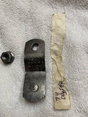 3431741 Mopar 3431741/58622 1973-76 A-body 74 Plymouth Duster Wiper Motor Arm Nut Free Ship