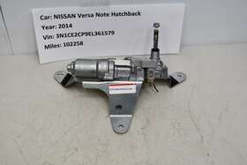 Wmr56291 Nissan 2014 Versa Note Rear Back Glass Wiper Motor Oem And Sana