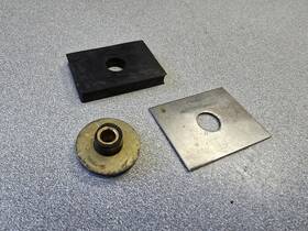94462812600 Porsche Very Nice Used Original 944 Windshield Wiper Transmission Mounting Parts