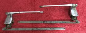 1563621 Trico Pair Oem 1937 Pontiac Windshield Wiper Transmission Towers And Arms Coupe Sedan Gm
