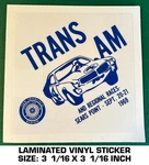 Trans Am Sears Point Sept 1969 Vinyl Decal Sticker-vintage Racing-scca-javelin. Fixed Price $8.04.