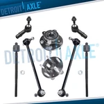 8PC Front Wheel Bearing & Hub Tie Rods Swaybar Ford Taurus X Mercury Montego. Fixed Price $146.38.