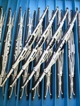 (4/FOUR) Trico Oktane 18"- White Metal Windshield Wiper Blade Hook Mount. Fixed Price $17.99.