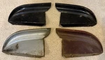 1951 Ford Radiator Grille Upper Bar Outer Ends (1A-8380 & 1A-8381) Two Sets. Fixed Price $49.99.