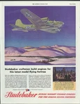 Studebaker Craftsmen Build Engines Boeing B-17 Flying Fortress Ad 1944. Fixed Price $9.99.