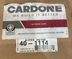 Cardone A1 40-1114 Remanufactured Wiper Motor. Fixed Price $74.99.