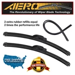 Aero 21"+19" Oem Quality Beam Windshield Wiper Blades Extra Refills (set Of 2). Fixed Price $17.99.