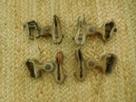 1915 1925 Vintage Wind Wing Clamps Open Car Roadster Touring Phaeton. Fixed Price $135.00.