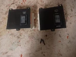 1984-1996 Jeep Cherokee Xj Rear Wiper Defrost Switches Bezels Hardware Set. Fixed Price $37.99.