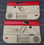 Volkswagen Beetle Door Panel Set 1998 2010 Oem Red/tan Hard Top Only. Fixed Price $460.51.