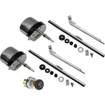 Stainless 12 Volt Electric Windshield Wiper Motors & Dual Switch Kit, Universal. Fixed Price $173.99.