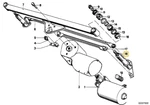 Wipershaft Pivot Left For Bmw E-12. Fixed Price $59.95.