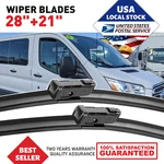 Set Of 28"&21" Bracketless Windshield Wiper Blades Ford TRANSIT-150-250-350. Fixed Price $13.71.