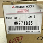 Mitsubishi MR971835 Windshield Wiper Motor (front) 2003-2006 Outlander Nos. Fixed Price $85.00.