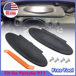 2X For Porsche 996 997 911, 986/987 Boxster,cayman Sun Visor Mirror Cover Black. Fixed Price $12.95.