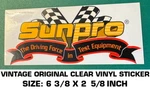 Sunpro The Driving Force Test Equipment -vintage Original Vinyl Decal Sticker. Fixed Price $8.63.