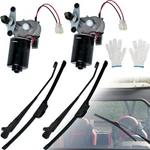 Universal Utv Windshield Wiper Kit, 2PCS Electric 90 Degree 16" 12V Bla.... Fixed Price $88.99.