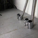 1948 - 1956 F100 Ford Truck Stainless Steel Radiator Hoses Kit. Fixed Price $139.95.