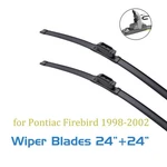2,WINDSHIELD Wiper Blades 24 For Pontiac Firebird 1998-2002 J-hook All Season. Fixed Price $23.72.