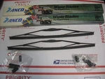 Vintage 70'S 80'S Anco 31-15 Black Steel Frame Import Car Wiper Blades Nos Pair. Fixed Price $42.95.