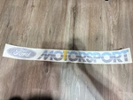 Original Ford Motorsport Vinyl Windshield Banner Nos. Fixed Price $150.00.