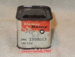 Nos Delco-remy Single Speed Windshield Wiper Switch .. Gm #1998663 Usa Made. Fixed Price $129.00.