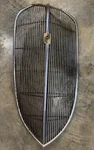 1936 Nash Ambassador Grille Shell Original Chrome + Emblem Radiator Shroud Cover. Fixed Price $349.95.