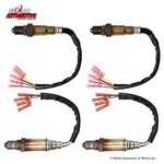 Set Of 4 New Bosch Oxygen O2 Sensor For 2007-2008 Volkswagen Vw Eos V6 3.2L. Fixed Price $78.50.