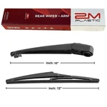Rear Wiper Arm Blade For Lexus NX200T 14-17 18-20 NX300H 15-20 Oem Quality. Fixed Price $12.90.