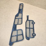 84-96 C4 Corvette Windshield Wiper Arm Cowl Screen Cover Set Pair Used Flaw. Fixed Price $70.00.