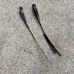 Bmw E10 1600 2002 Tii Oem Brushed Stainless Windshield Wiper Left & Right Arms. Fixed Price $50.00.