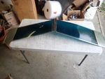 1950S 1960S Chevrolet Buick Pontiac Ford Windshield Visor Blue Plexi Stainless. Fixed Price $595.00.